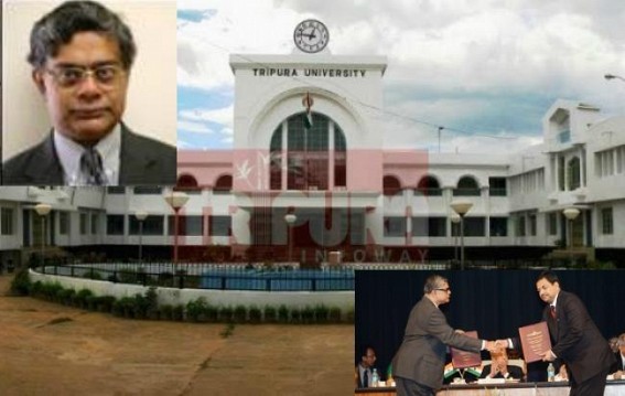 Unrest swells in Tripura University against alleged malpractice of VC 